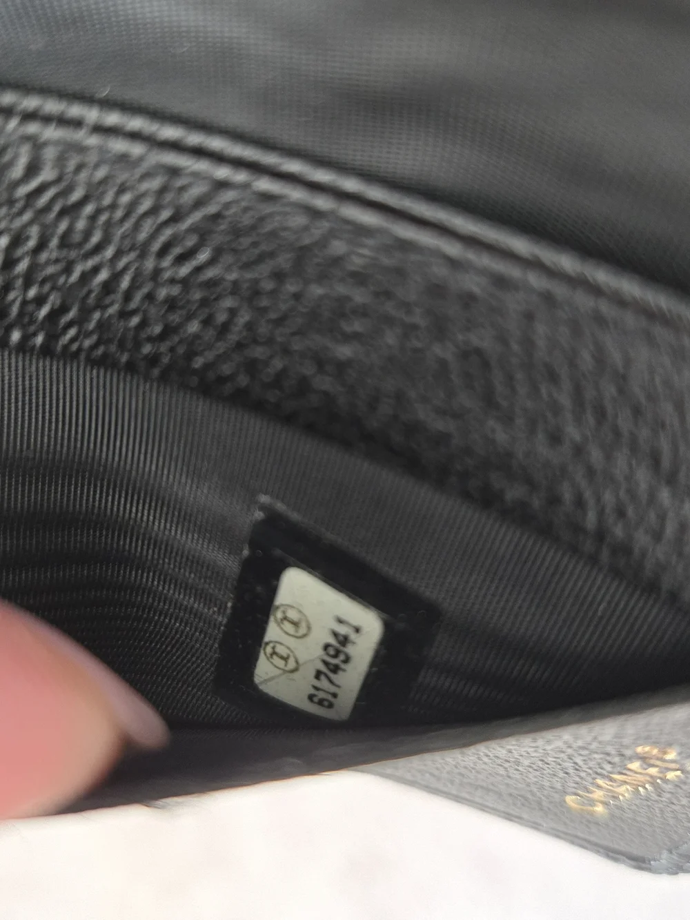 CHANEL Black Leather Card HOLDER/PHONE BOOK.